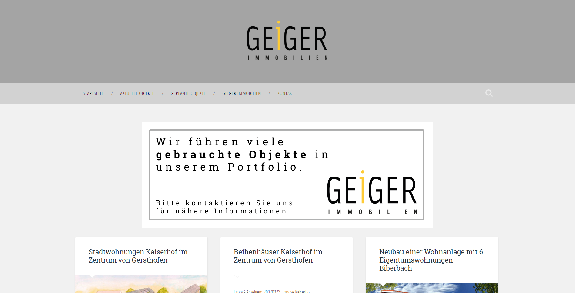 Project: Geiger Immobilien